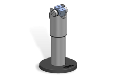  DuraTilt 120mm Counter Mounting Pole (L.Grey)