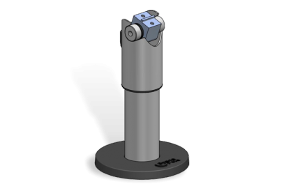 DuraTilt 120mm Counter Mounting Pole (Black)