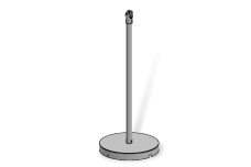  DuraTilt Flip 1.2m Floor Standing Pole (Black)