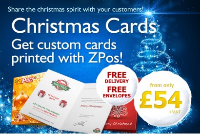 500 x A5 Custom Branded Christmas Cards